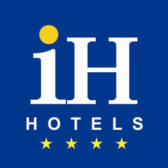 Logo Definitivo iH Hotels fondo blu